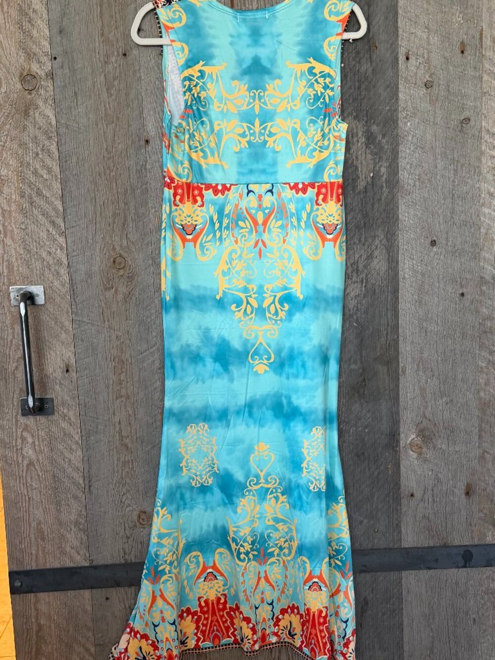 Mundefeis Low V-Neck Maxi Dress Size Small - Picture 6 of 8